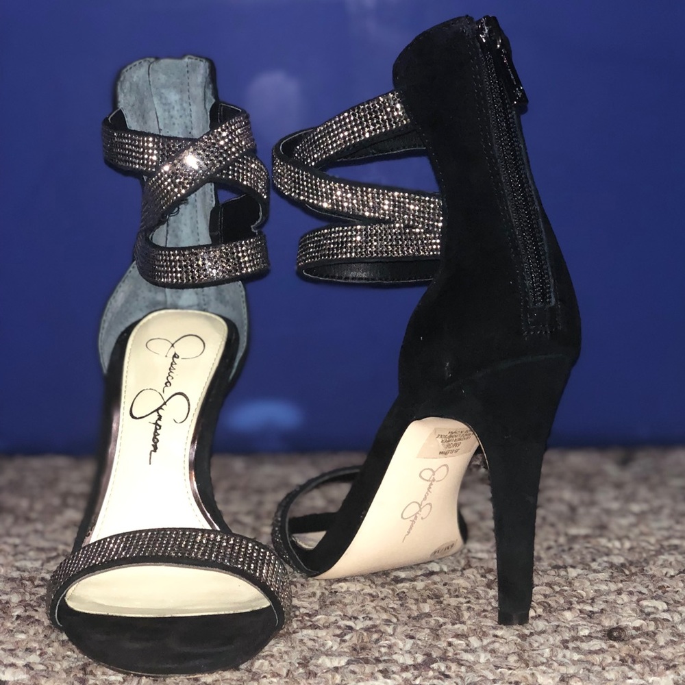 Jessica Simpson Black Heels
